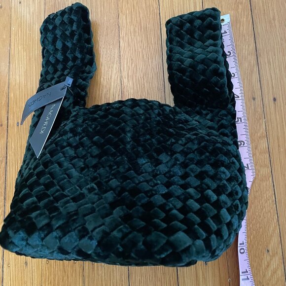 Naghedi, Kyoto Clutch Velvet, Emerald, NWT - Picture 7 of 13